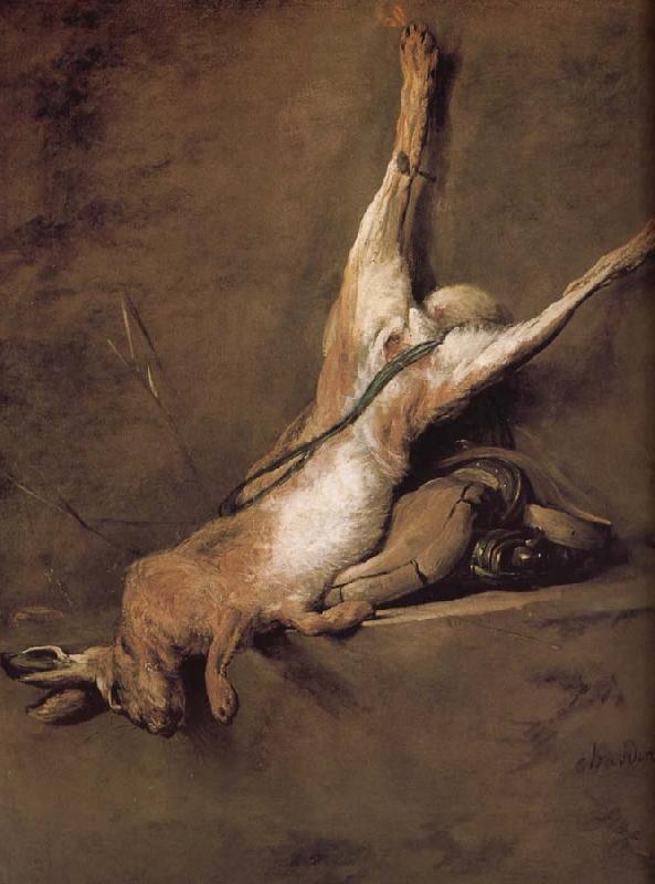Jean Baptiste Simeon Chardin Tinderbox hare and hunting with Sweden oil painting art